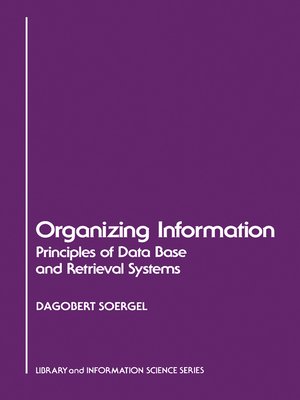 cover image of Organizing Information